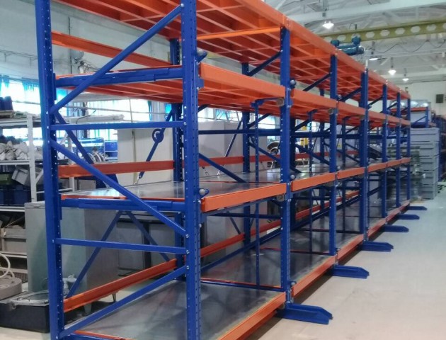 Промышленный стеллаж серии SLIDE-1000